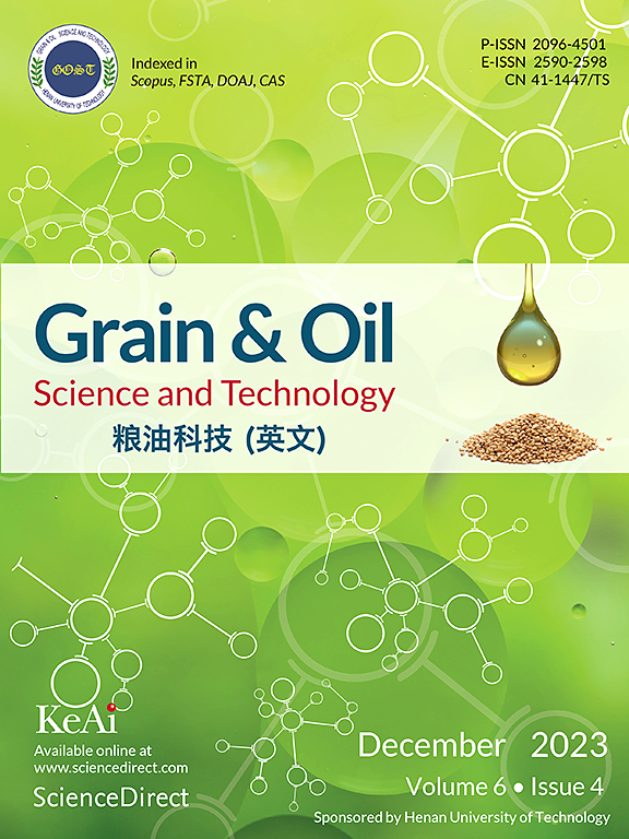 Go to journal home page - Grain & Oil Science and Technology